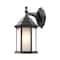 Z-Lite Waterdown 1 Light Outdoor Wall Light, Black And White Seedy T21-BK-F - alternate 1